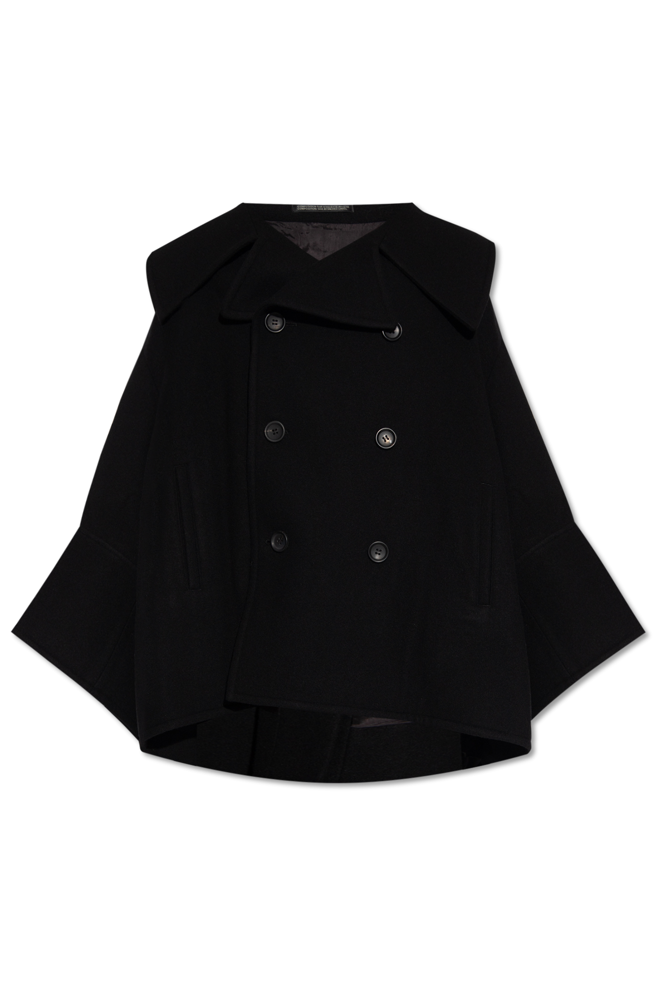 Black Wool coat Yohji Yamamoto - Vitkac Canada